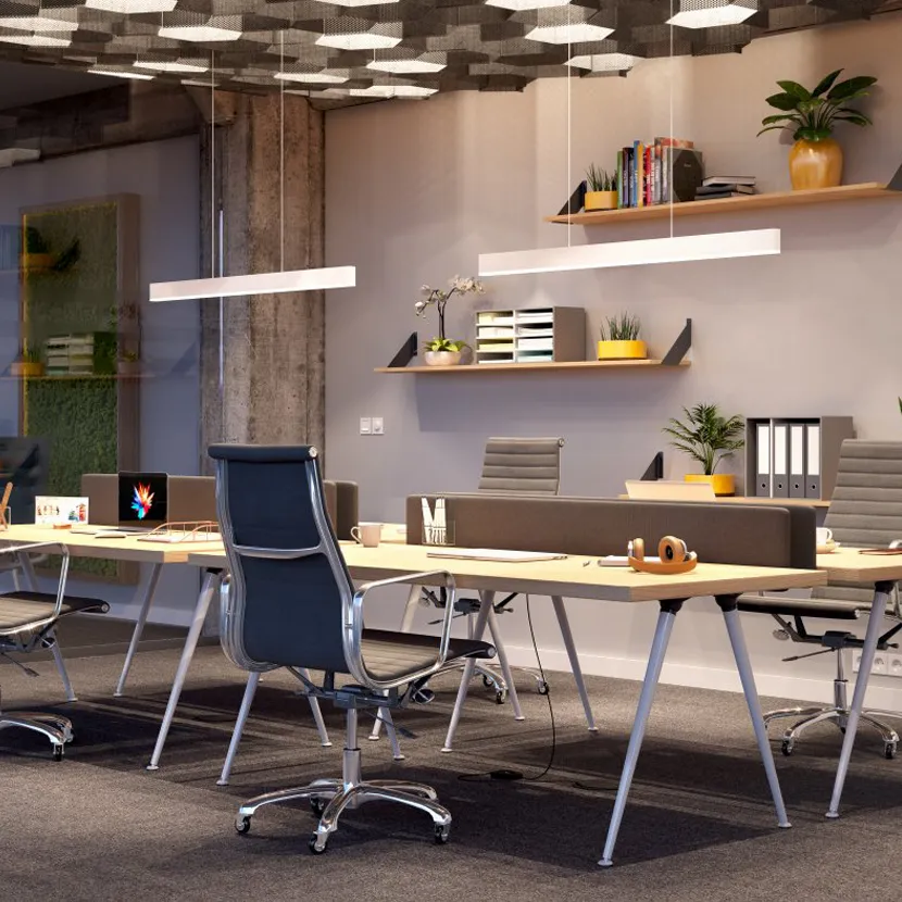 Slika proizvoda: LED LAMPA VISEĆA FORTA 36W 4000K 2900lm IP20 BELA GTV LED LD-FRT36WB-NB